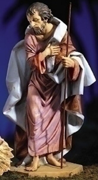 Saint Joseph Statue large By Fontanini nativity sculpture holy family